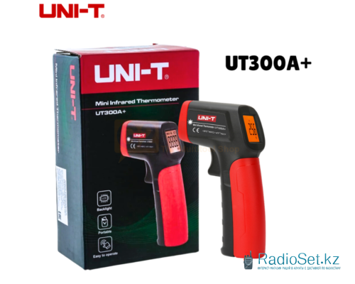 Бесконтактный инфракрасный термометр  (пирометр)   UNI-T UT300A+